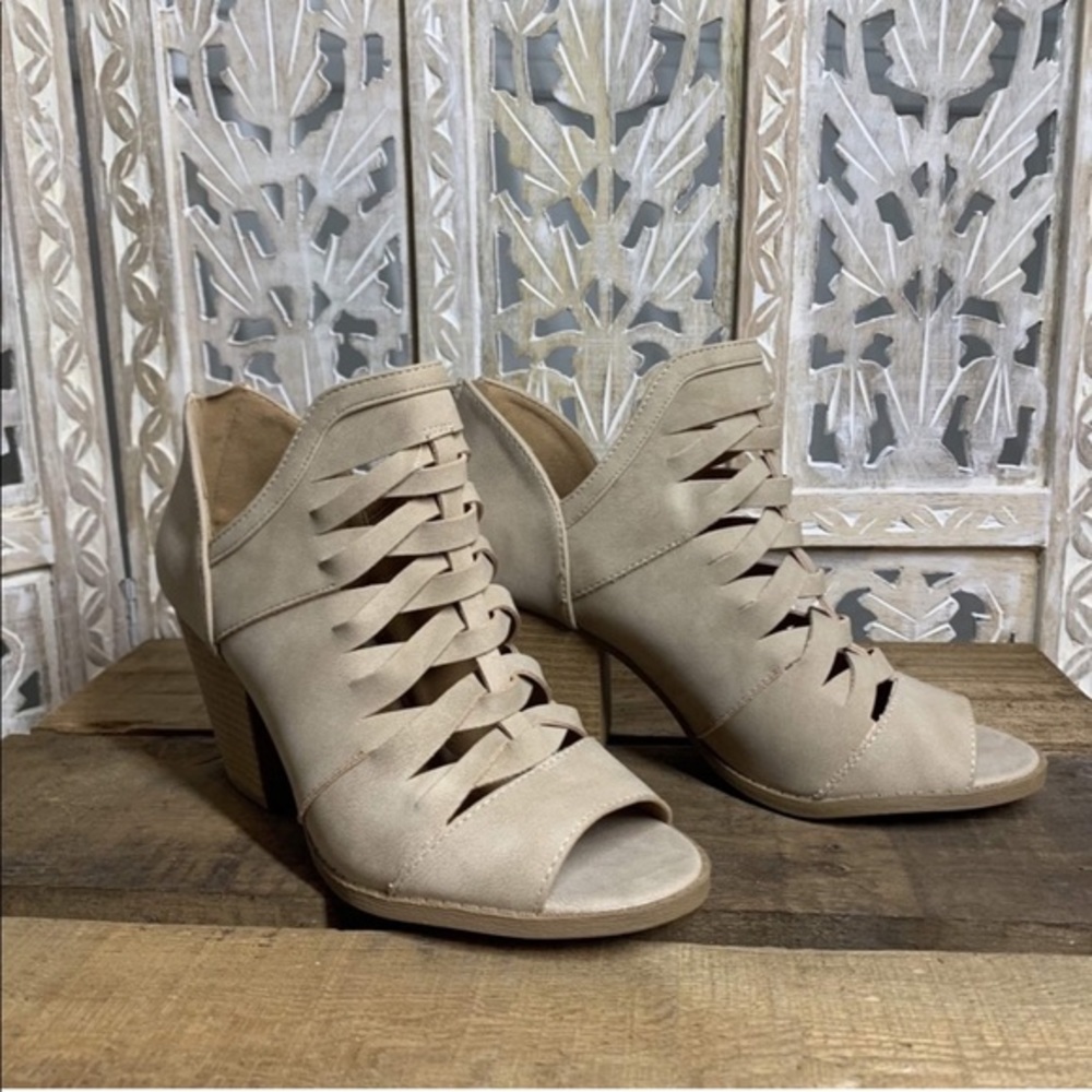 Berkley Peep Toe Booties